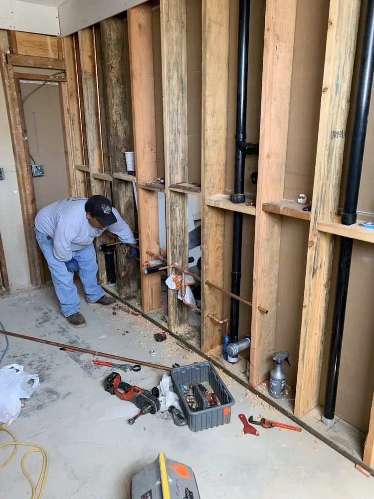 Commercial rough-in plumbing for Gas Line Repair in Dozier